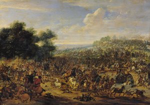 Battaglia vicino a un ponte